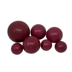 Шоколадные Сферы бордовые 7 шт