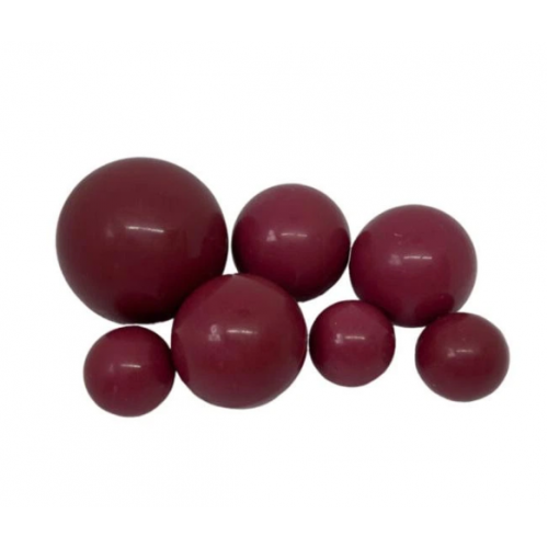 Шоколадные Сферы бордовые 7 шт