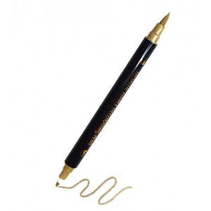 Маркер харчовий двосторонній металік золотий