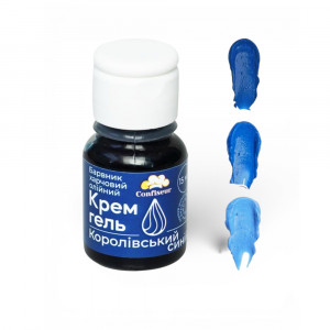 Краситель гелевый жирорастворимый Королевский синий Confiseur 15 г