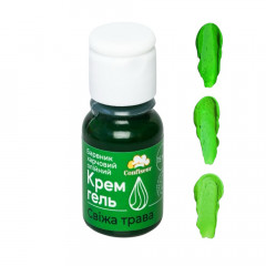 Краситель гелевый жирорастворимый Свежая трава Confiseur 15 г