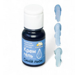 Краситель гелевый жирорастворимый Синий лен Confiseur 15 г