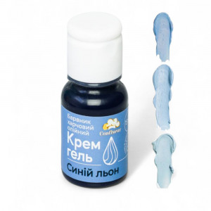 Краситель гелевый жирорастворимый Синий лен Confiseur 15 г