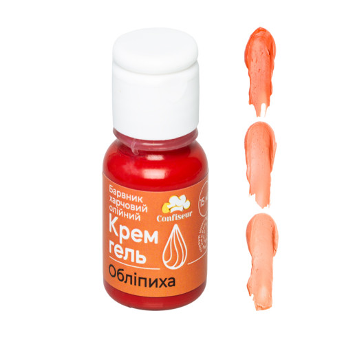 Барвник гелевий жиророзчинний Обліпиха Confiseur 15 г