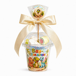 Вау-стаканчик BEZE KIDS Динозавры