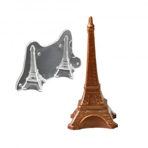 Форма полікарбонатна для шоколаду 3D Ейфелева вежа 20 х 7 х 12 см Empire