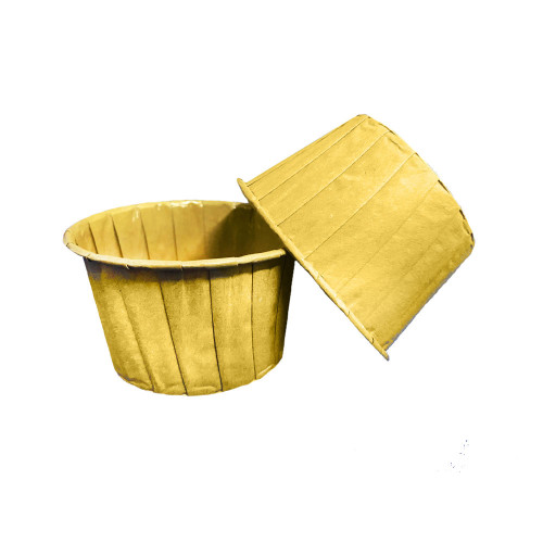 Усиленные бумажные формы для кексов с бортиком, крафт, 50*40 мм