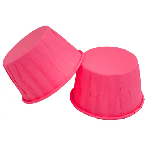 Паперові форми для кексів з бортиком рожеві 50х40 мм 25 шт