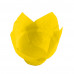 Бумажные формы для кексов Тюльпан с бортиком d=50 см, h=85 см, желтые, 25шт