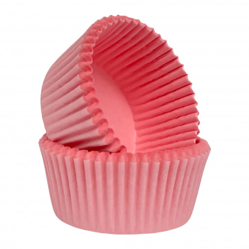 Паперові Форми для кексів ніжно-рожеві, 50*30 мм
