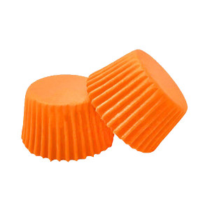 Формы бумажные для конфет Оранжевые, 30*24 мм