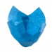 Паперові форми для кексів Тюльпан з бортиком d=50 мм, h=85 мм, сині, 25шт