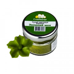 Сухой порошковый краситель жирорастворимый Зеленый мох Confiseur 4 г