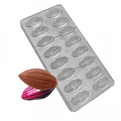 Поликарбонатная форма для конфет Какао боб