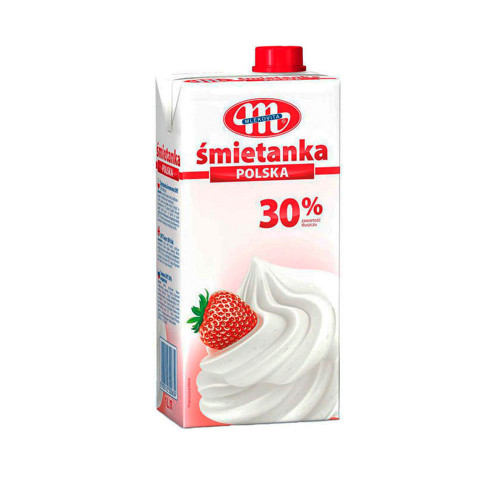 Вершки Smietanka Mlekovita Polska 30% 1 л