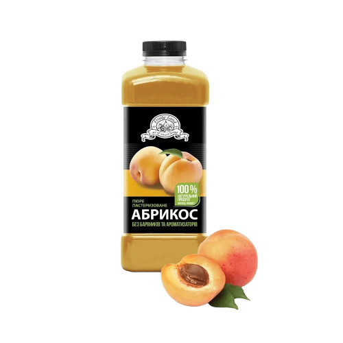 Абрикос пюре пастеризоване 10% цукру Fruity Land 1 кг