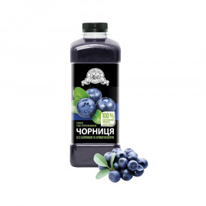 Черника пюре пастеризованное 10% сахара Fruity Land 1 кг