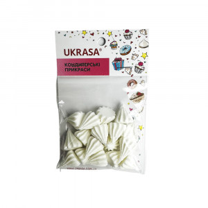 Сахарные фигурки Безе-мини Белые d15мм 17 шт Украса