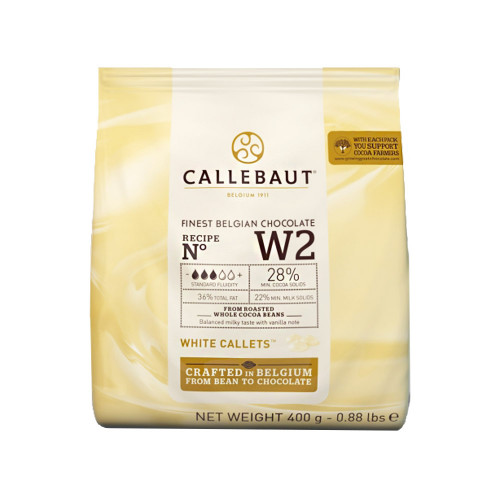 Шоколад белый Barry Callebaut 28%, Бельгия, 400 г