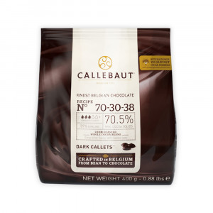 Шоколад экстра темный Barry Callebaut 70.5%, Бельгия, 400 г