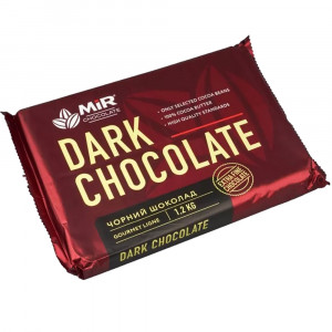 Шоколад темний Mir Chocolate 58%, плитка, 1,2кг