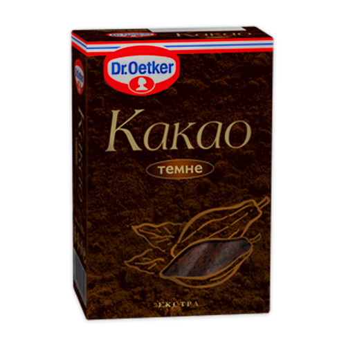 Какао-порошок натуральный темный Dr.Oetker, 100г 