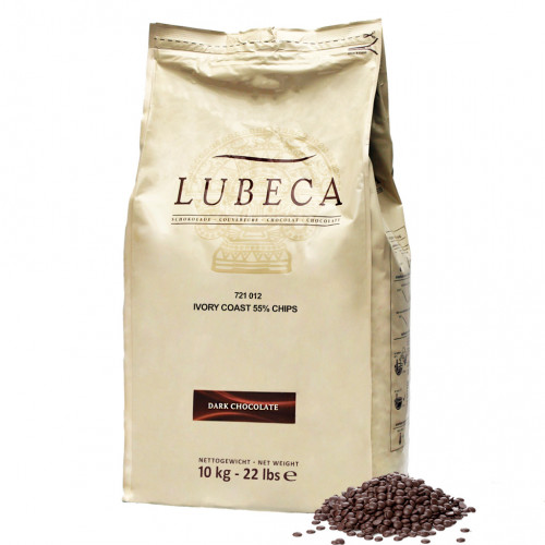 Шоколад темний IVORY COAST 55% Lubeca 10 кг