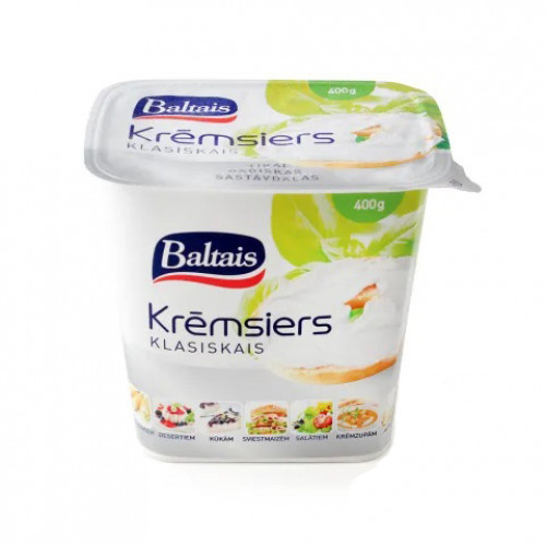 Крем-сыр Baltais Classic 17,8% 0,4 кг
