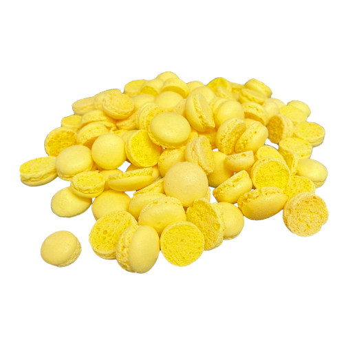 Краплі макаронс з мигдальної меренги, Жовті, 50 г