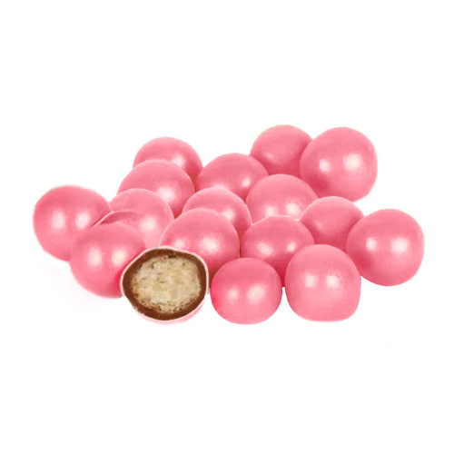 Бісквітні кульки в шоколаді 15мм Рожеві, 50г