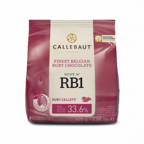 Шоколад молочный Ruby RB1 Barry Callebaut 33,6%, Бельгbя, 400 г
