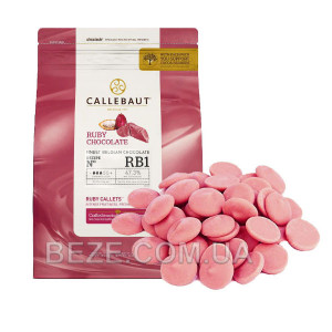 Шоколад Ruby RB1 Callebaut 47.3%, Бельгия, 100 г