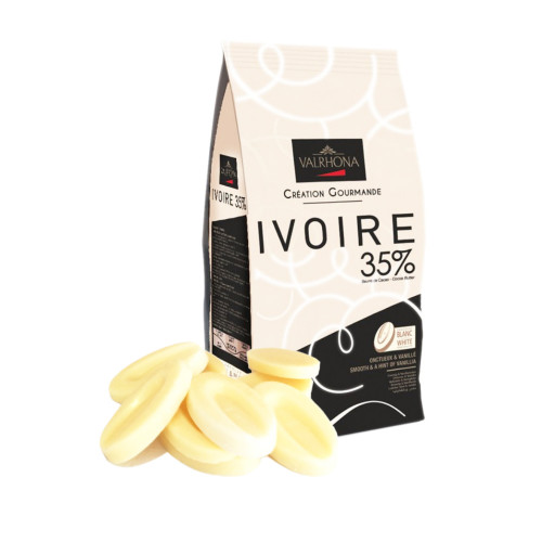 Шоколад белый Ivoire 35%, Valrhona, 100 г