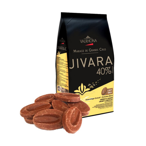 Шоколад молочный  Jivara Lactee 40%, Valrhona,100 г