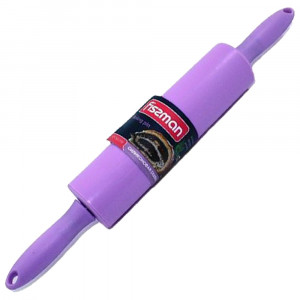 Скалка силиконовая с пластиковыми ручками Fissman 39,5x5,5 см