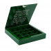 Коробка для 16 цукерок Зелений віночок 18.5х18.5х3 см