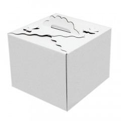 Коробка для торта Метелики, 30х30х25 см