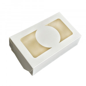 Коробка для десертов 11.5 х 20.5 х 5 см Белая