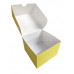 Коробка для десертів 11х11х8 см Жовта