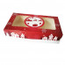 Коробка для десертов 11,5*20,5*5 см, Новогодняя Красная