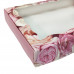 Коробка для пряників з віконцем Троянди 15х20х3 см