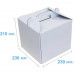 Коробка для торта с окошком 23х23х21 см