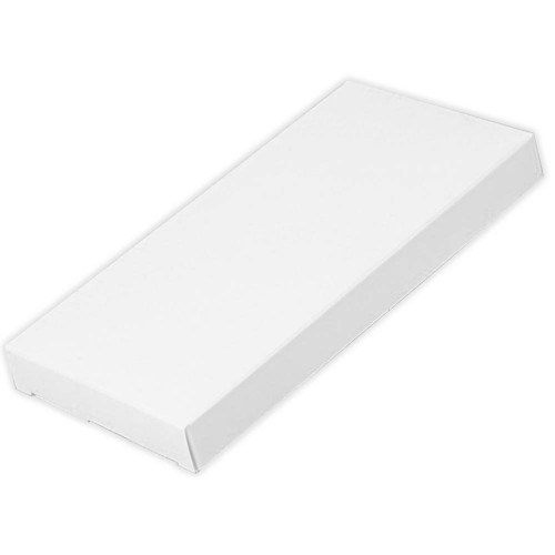 Коробка для плитки шоколада, белая, 8*16*1,5 см