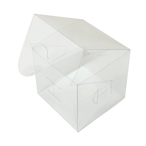 Коробка прозора пластикова 15х15х15 см