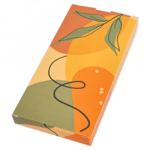 Коробка для плитки шоколада Листок 8х16х1.7 см