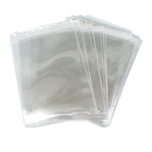 Пакет прозрачный с липкой лентой 15*20 см, 100 шт