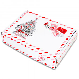 Коробка для десертів, Поштова Merry Christmas