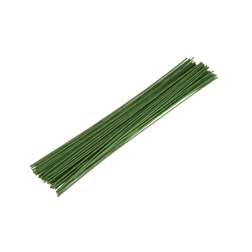 Зелений дріт для квітів, 0,55 мм *25 см, 5 шт