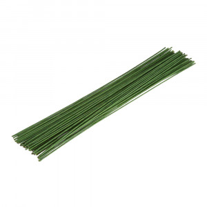 Зеленая проволока для цветов, 0,7 мм *25 см, 5 шт