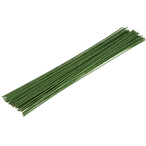 Зелений дріт для квітів, 0,7 мм *36 см, 10 шт